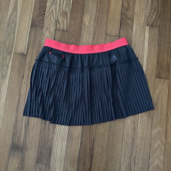 adidas Pants - Adidas Matchcode Women's Golf Tennis Pleated Gray Orange Skort Size M